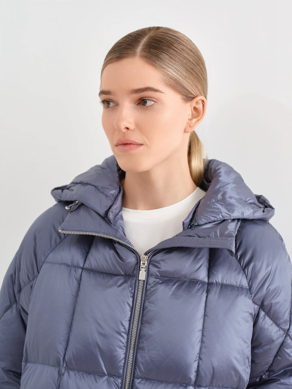 Conso/WDM 230564 - dusty blue Пуховая куртка  фото 3