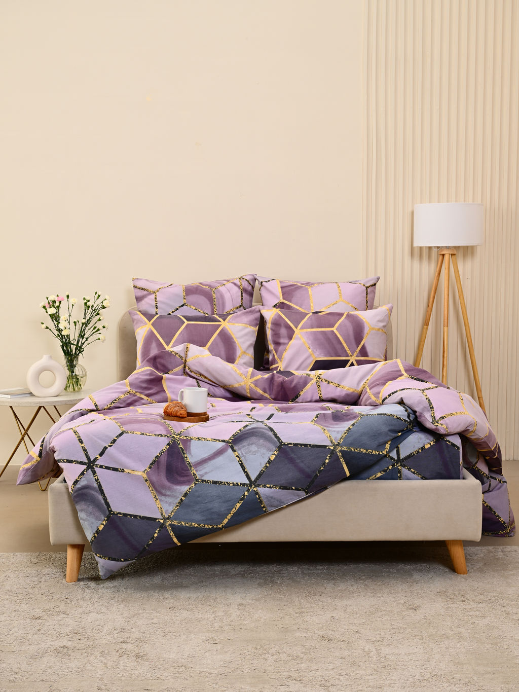 Пододеяльник бязь люкс на молнии - Калейдоскоп 180х215