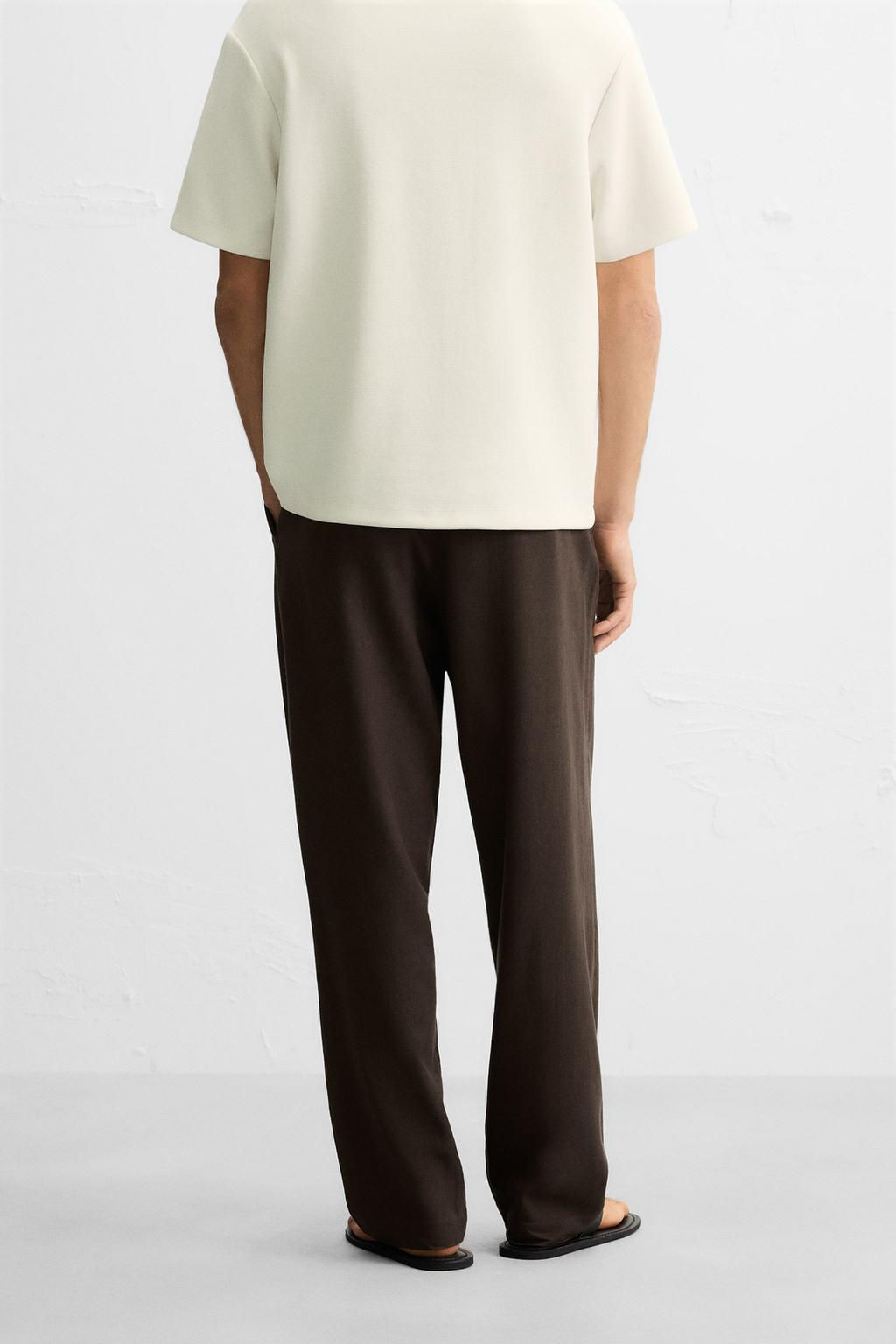 PLEATED FLOWING TROUSERS - Zara фото 4