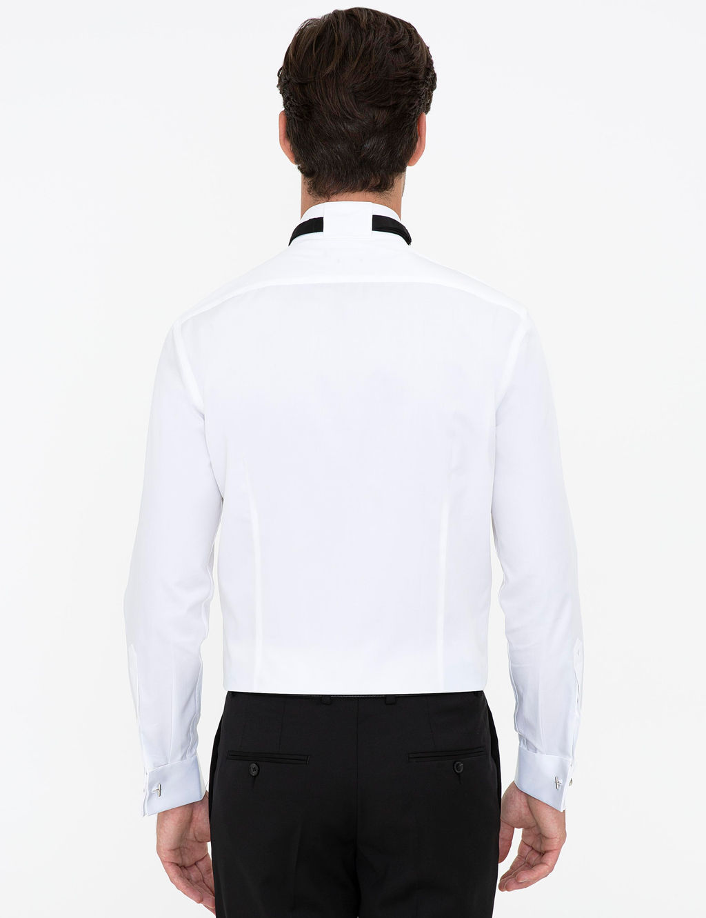 Beyaz Slim Fit Smokin G_mlek