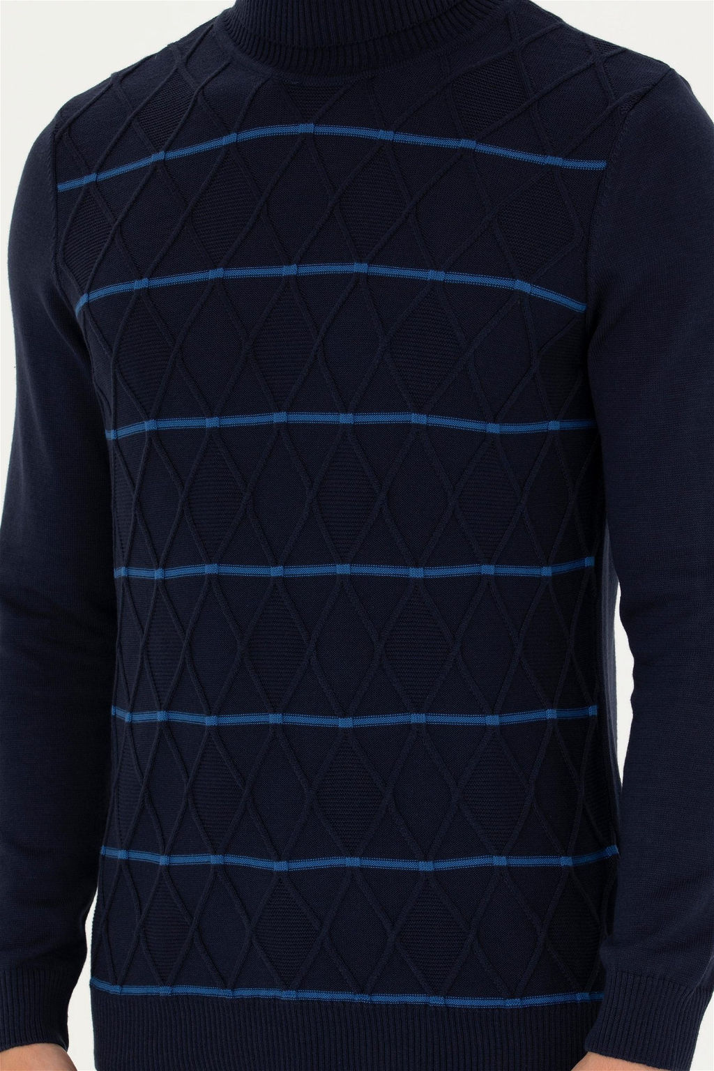 U. S. Polo Assn Мужской темно-синий свитер - U.s. polo assn фото 6