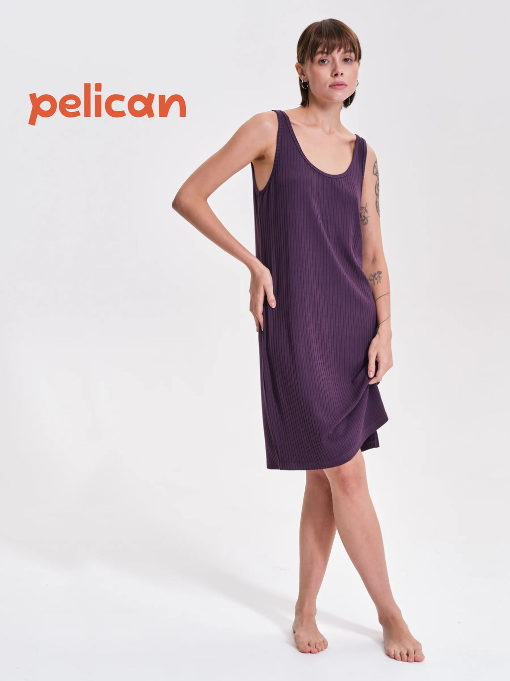 PELICAN, платье женское, Сливовый