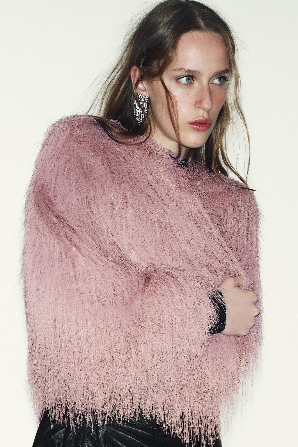 FRINGED BOMBER JACKET - Zara фото 12