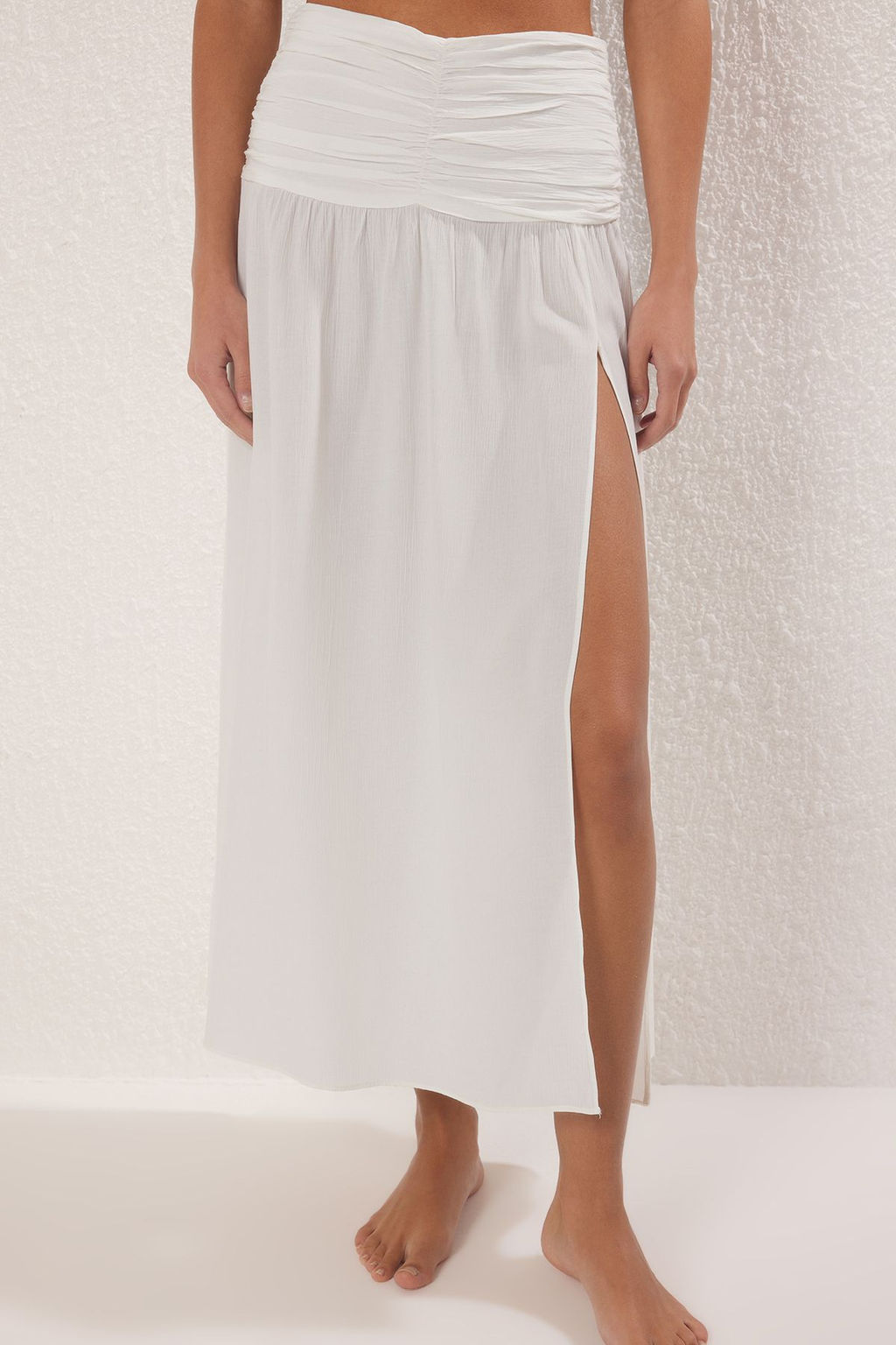 Siyah Dokuma Aksesuarl? Y?rtmacl? Bluz Etek Plaj Tak?m TBESS24AU00036 - Trendyolmilla фото 11