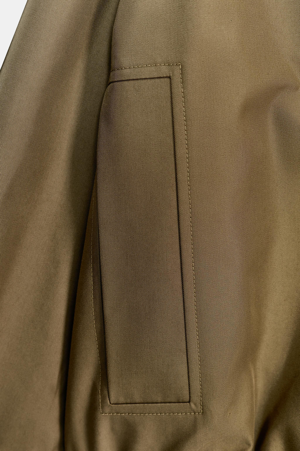 PADDED TRENCH COAT WITH FAUX FUR COLLAR ZW COLLECTION - Zara фото 11