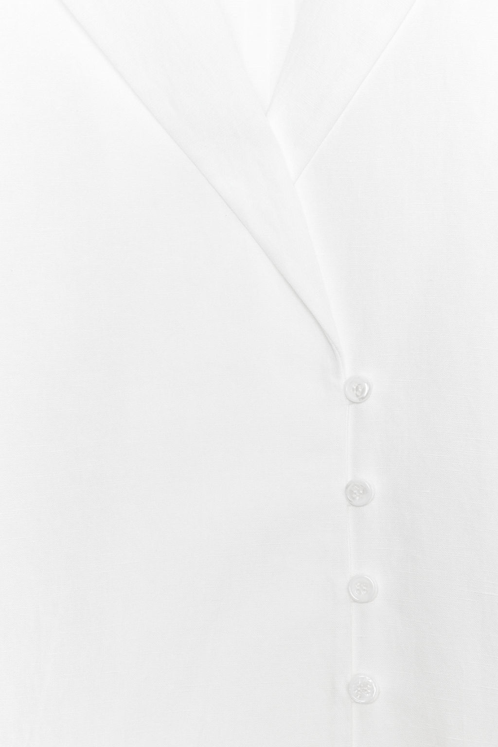 CAMISA BOTONES ZW COLLECTION / Blanco - Zara фото 7