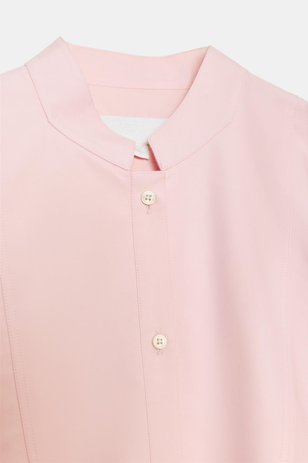 ASYMMETRIC POPLIN SHIRT ZW COLLECTION - Zara фото 15