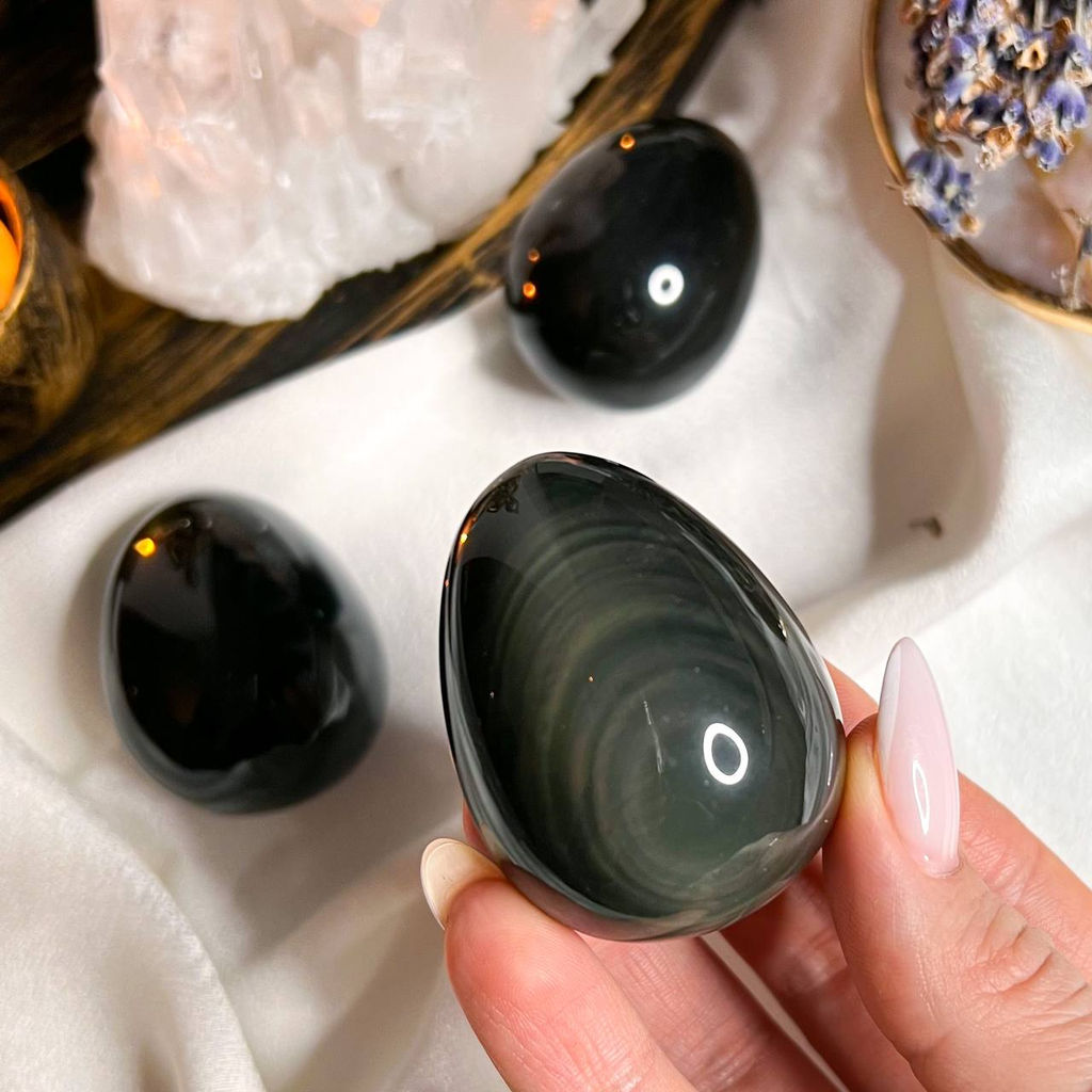 Яйцо из Обсидиана радужного