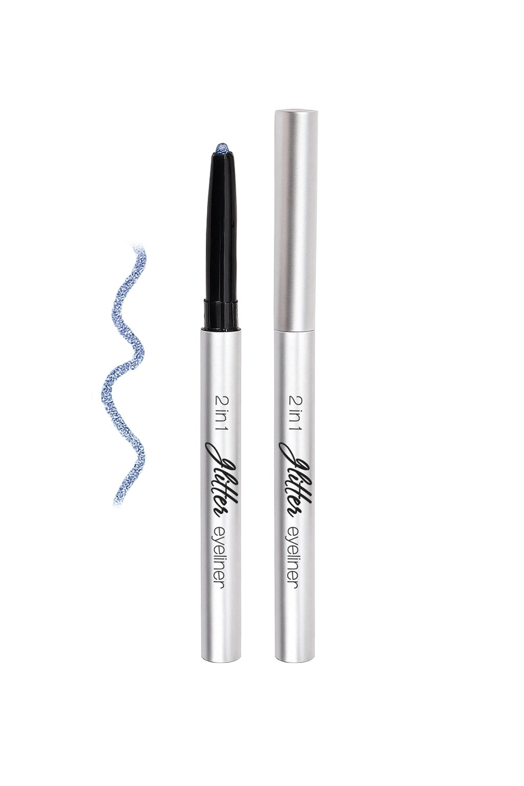 LavelleCollection Тени-карандаш Glitter eyeliner 2in1 тон 03 sparkling blue