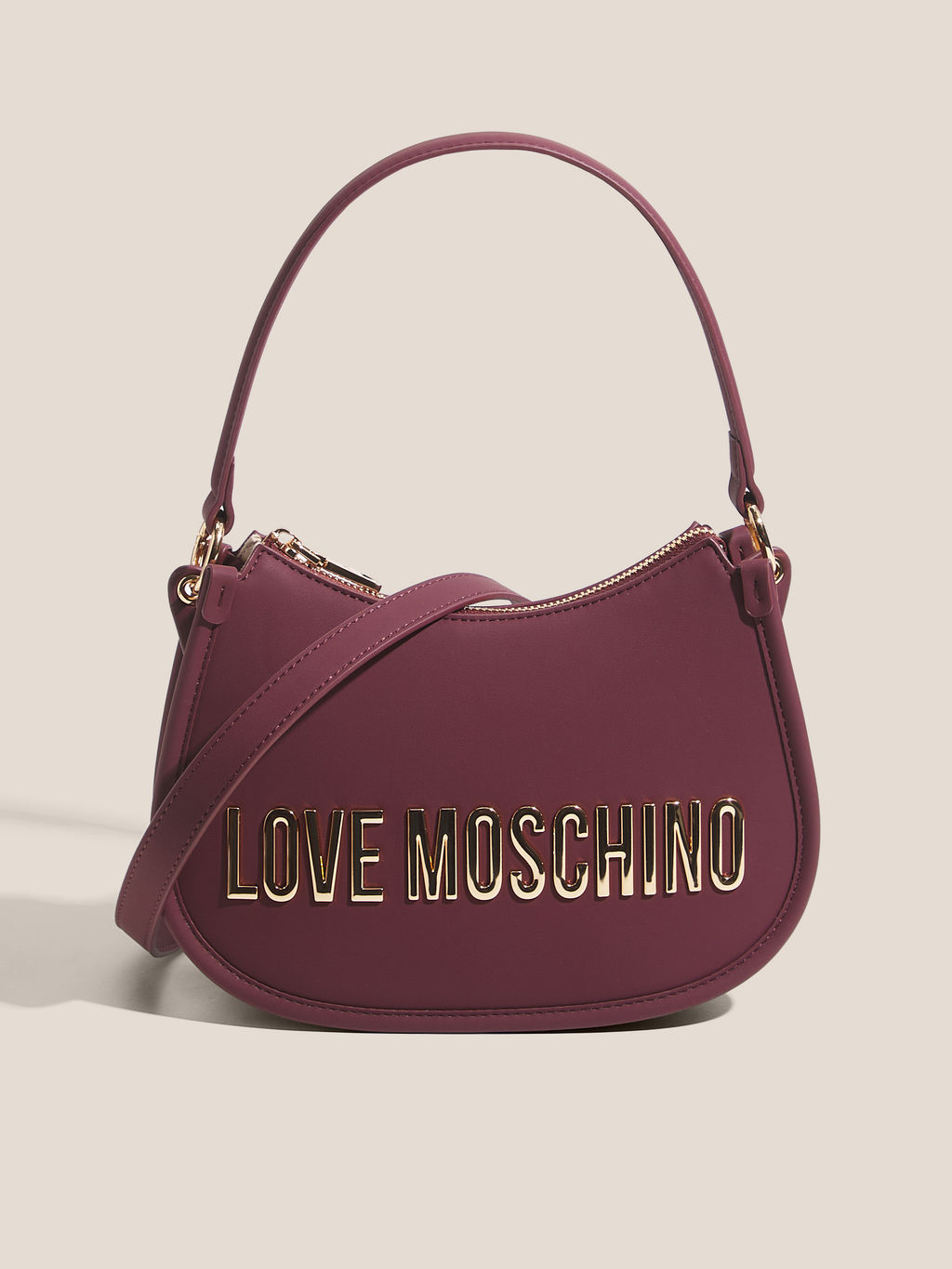 Женская сумка с ручками LOVE MOSCHINO BOLD LOVE Артикул 4560915, фиолетово-бордовый