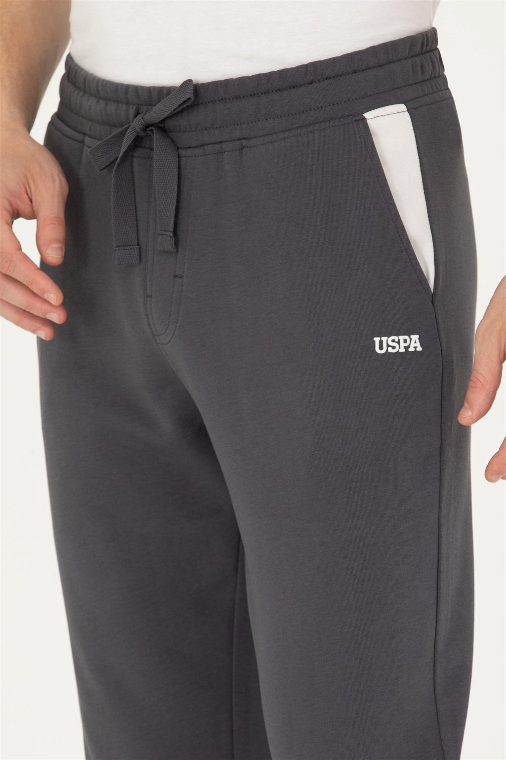 U. S. Polo Assn Мужские спортивные штаны антрацитового цвета - U.s. polo assn фото 6