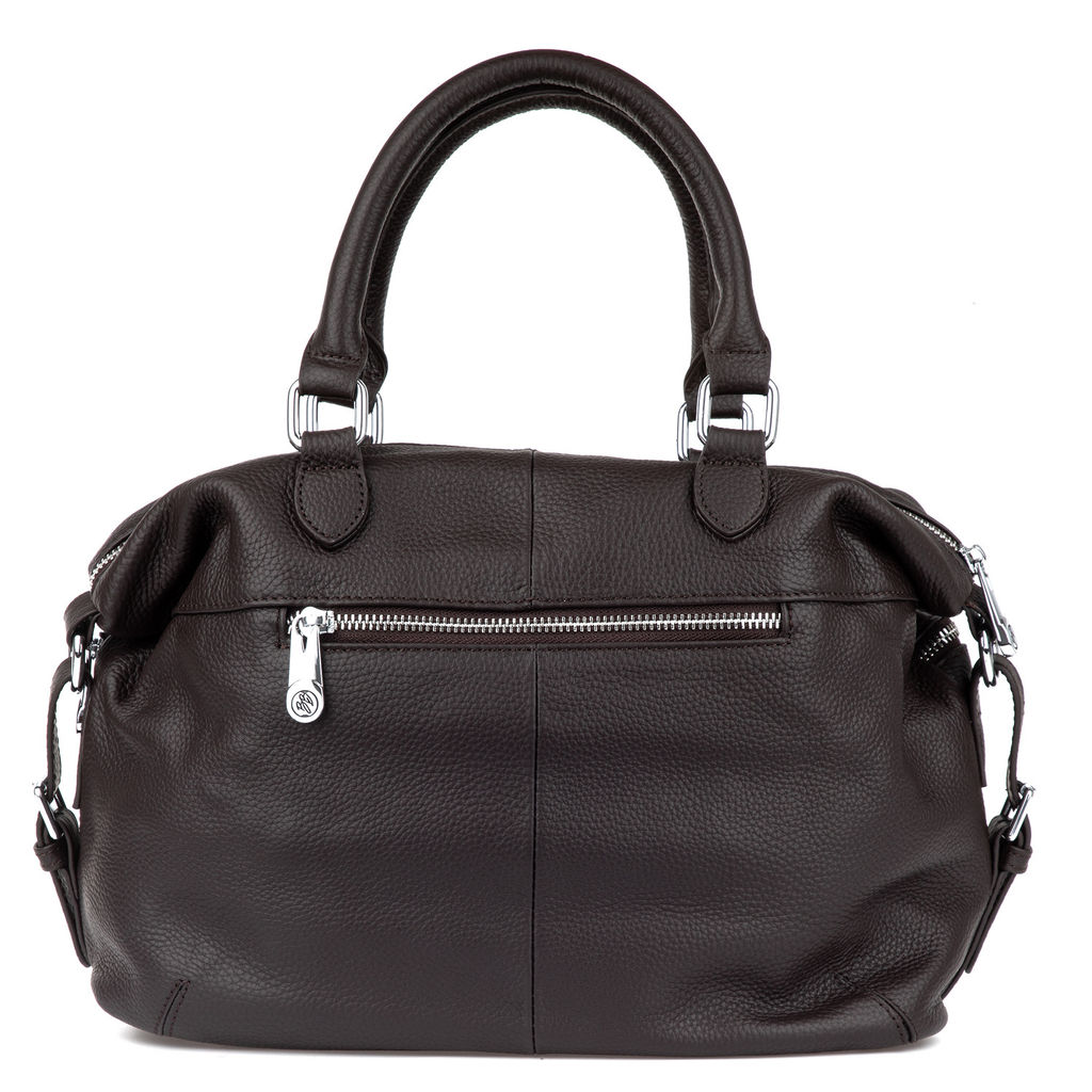 C0506 coffee женская кожаная сумка "Casual" Barcelo Biagi