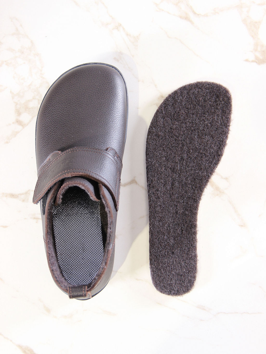 Босоногие ботинки 209.NATAbl.Темно-коричневый оттима/мех