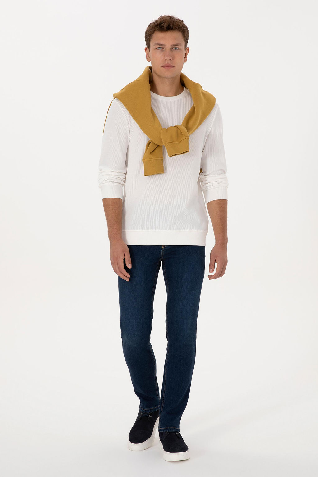 Erkek Beyaz Sweatshirt - U.s. polo assn фото 4