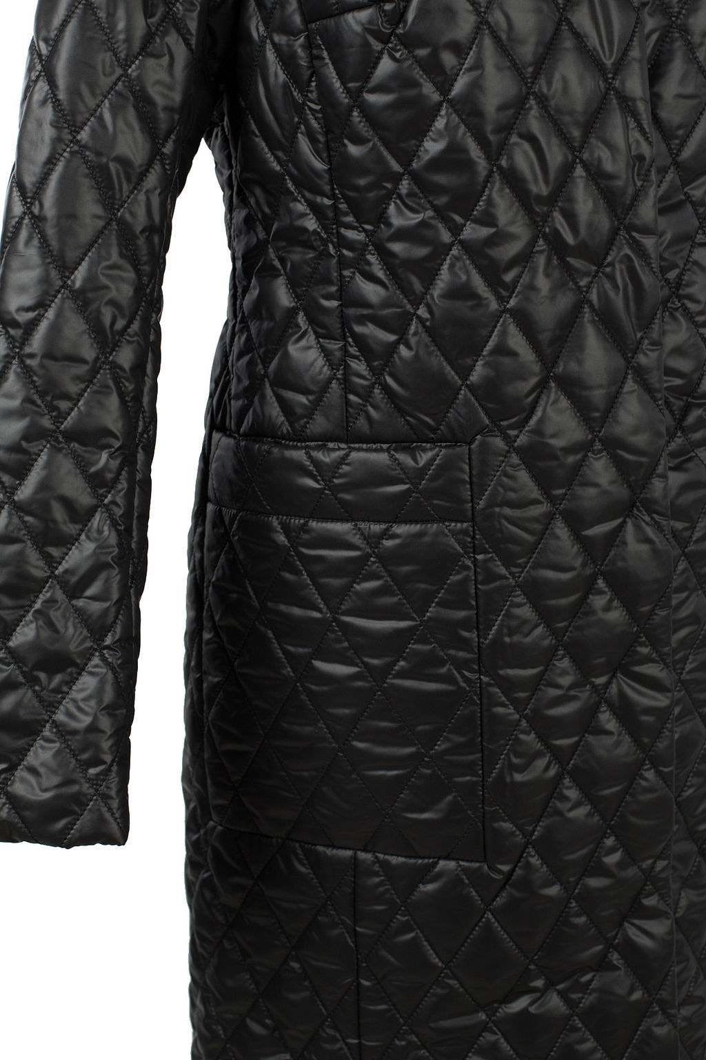 01-11383 Пальто женское демисезонное (пояс) - El podio фото 12