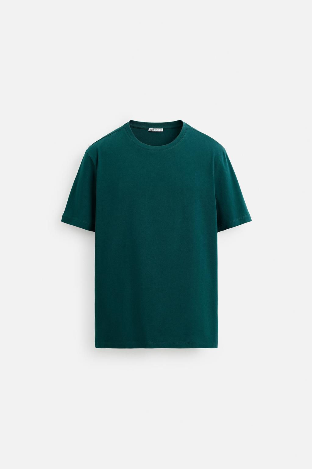 BASIC SLIM FIT T-SHIRT - Zara фото 62