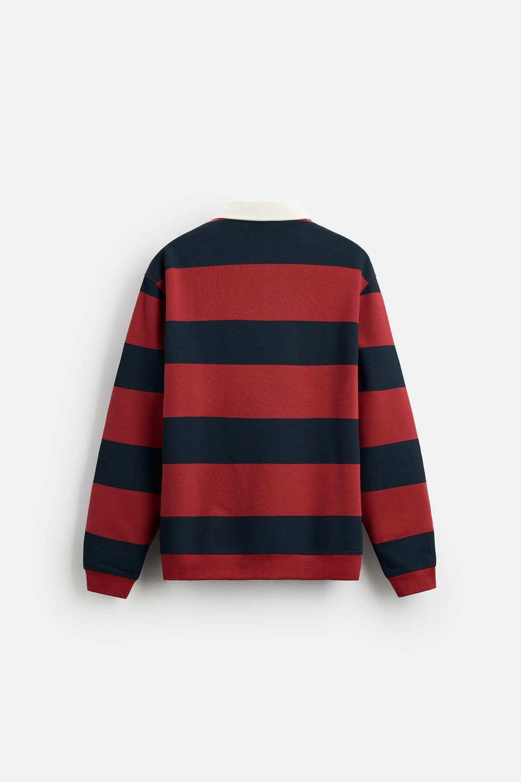 CONTRAST COLLAR POLO SHIRT - Zara фото 48