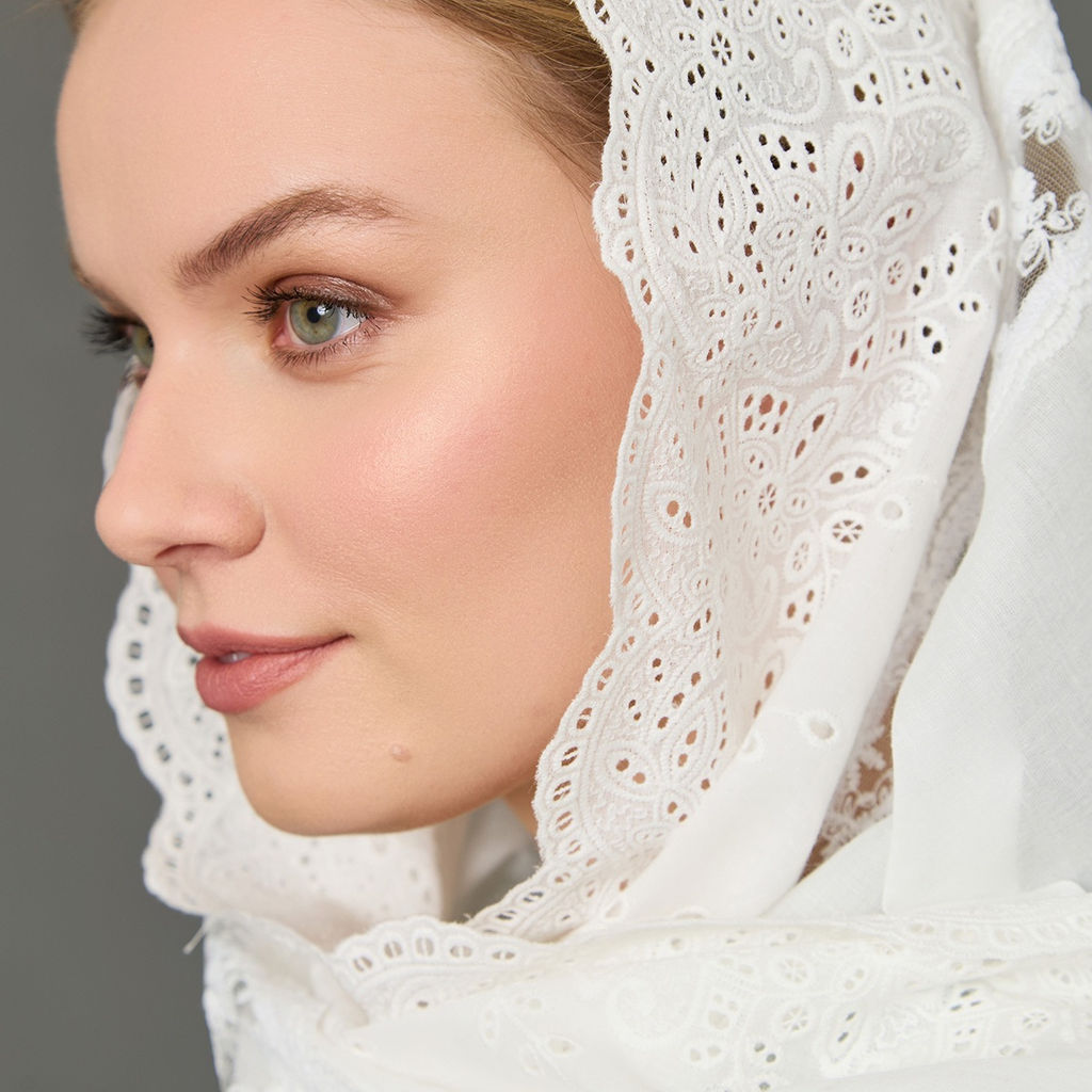 Косынка хлопковая Прованс - Мастерская ПОКРОВ фото 2