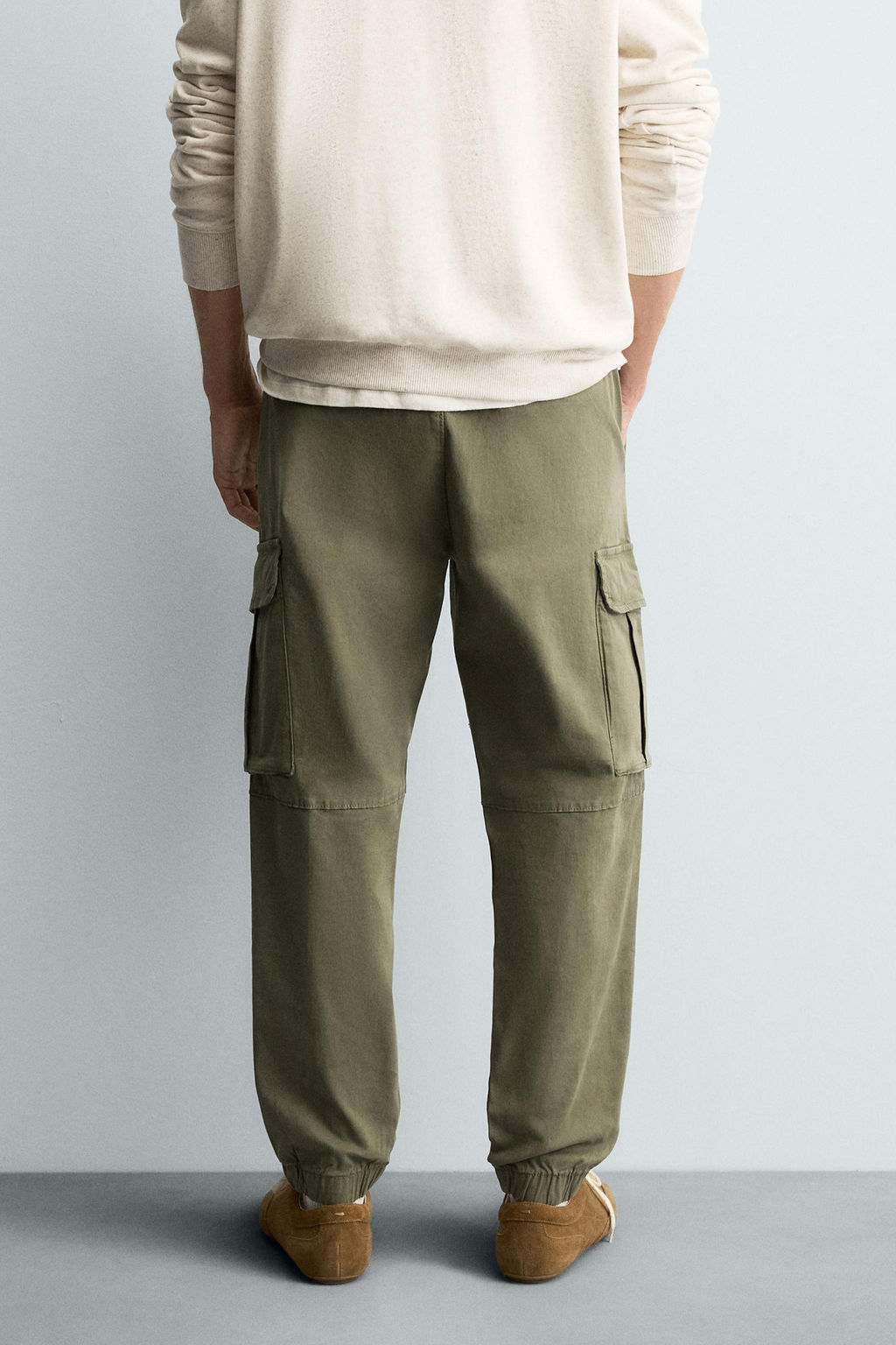 SLIM FIT CARGO TROUSERS - Zara фото 29