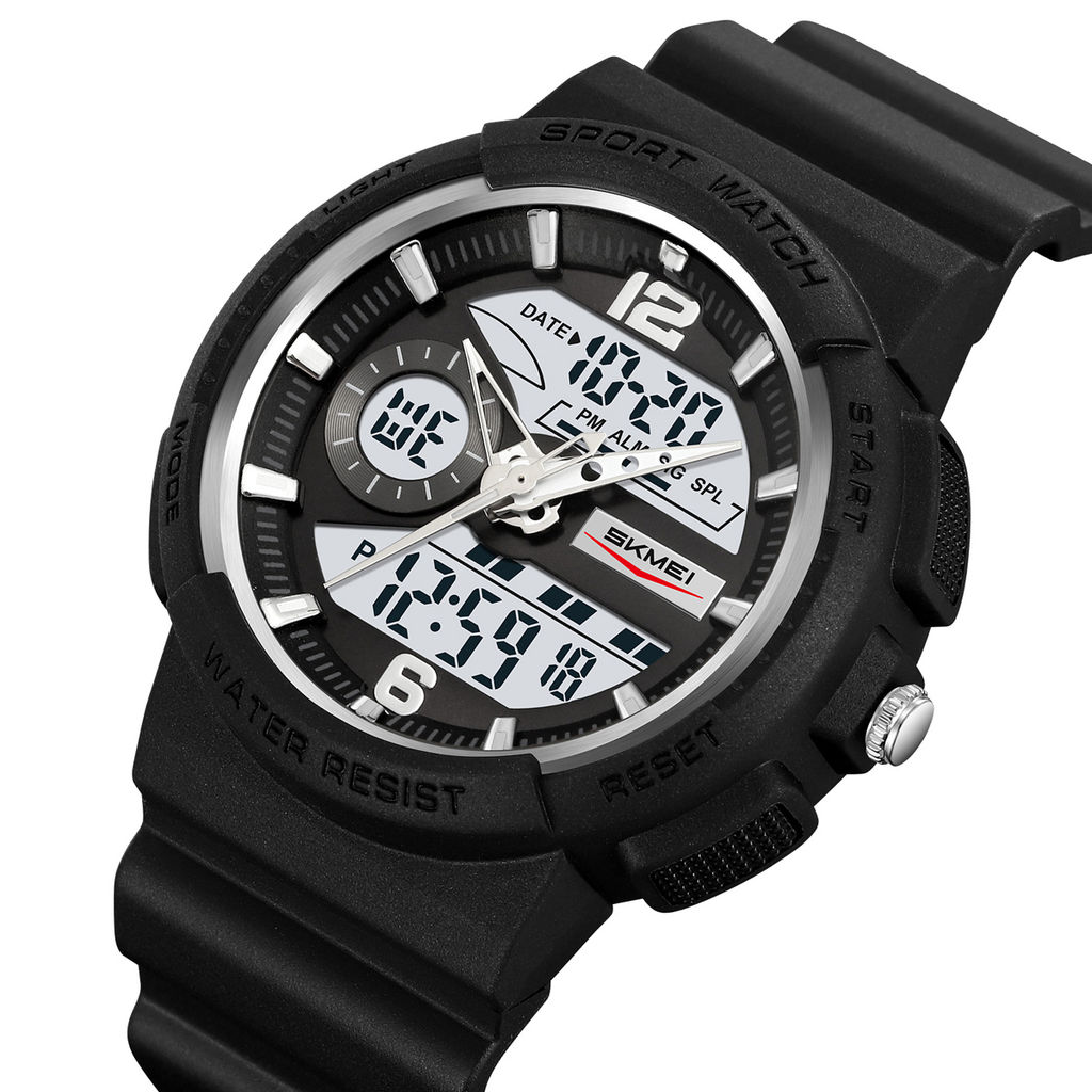 Часы наручные Skmei женские электронные спортивные 2477black-white