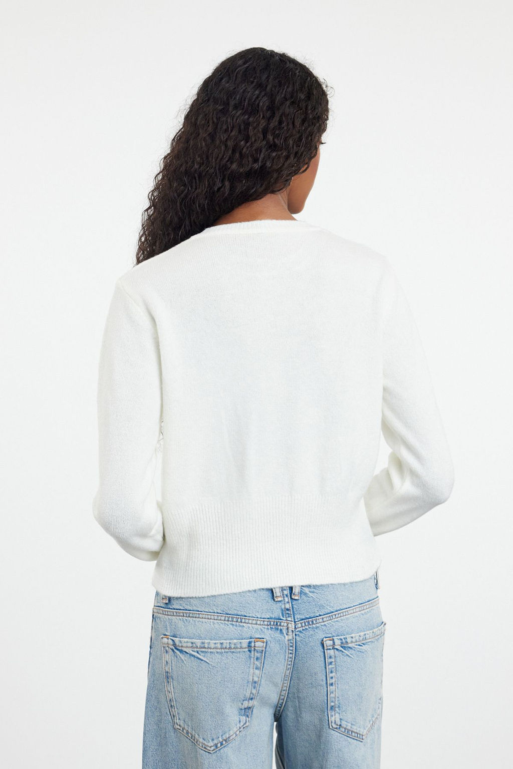 TRENDYOLMILLA Koyu Gri Basic Dugmeli Ceket Gorunumlu Triko H?rka TWOAW25HI00164  фото 12