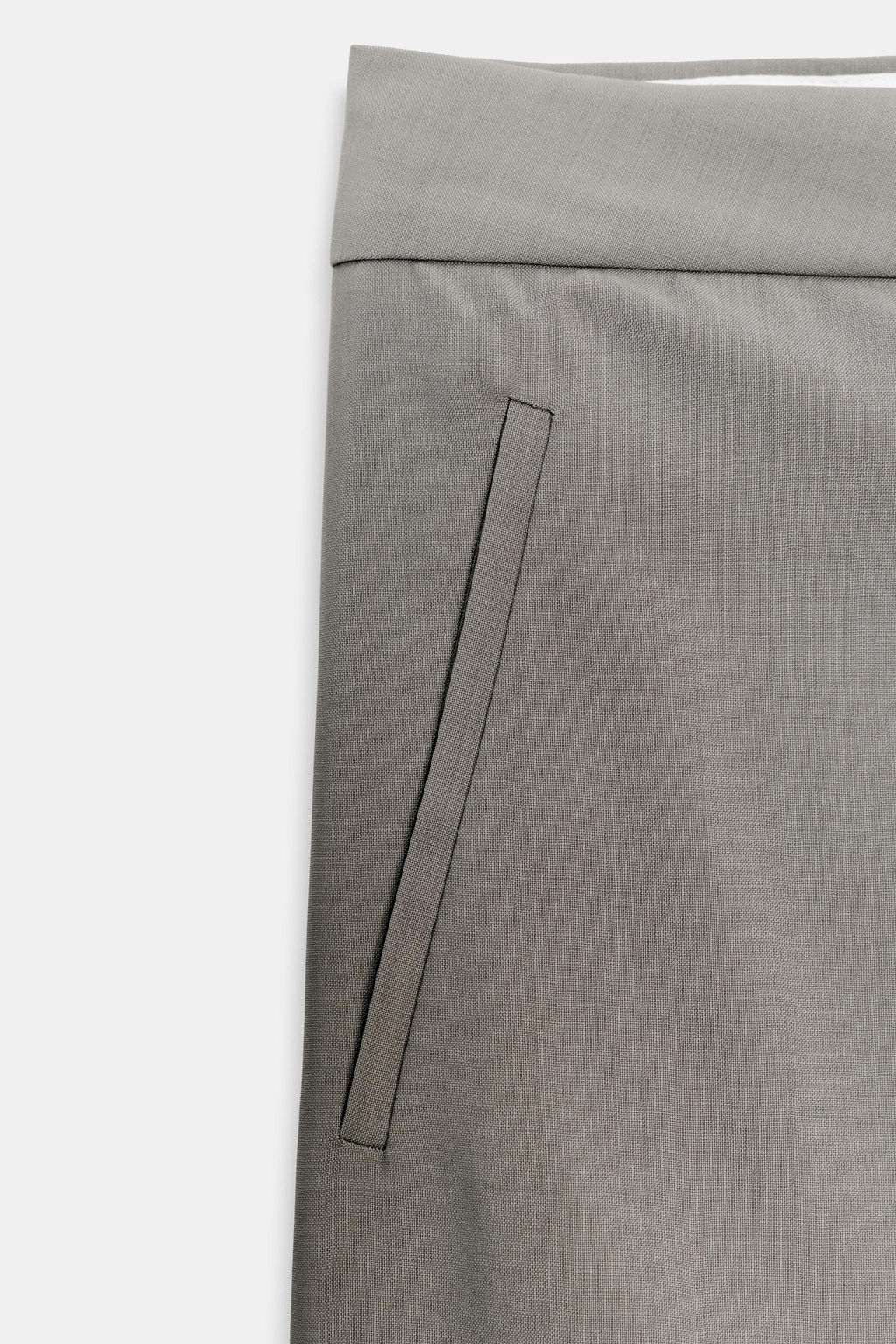 ASYMMETRIC WOOL SKIRT W COLLECTION - Zara фото 8