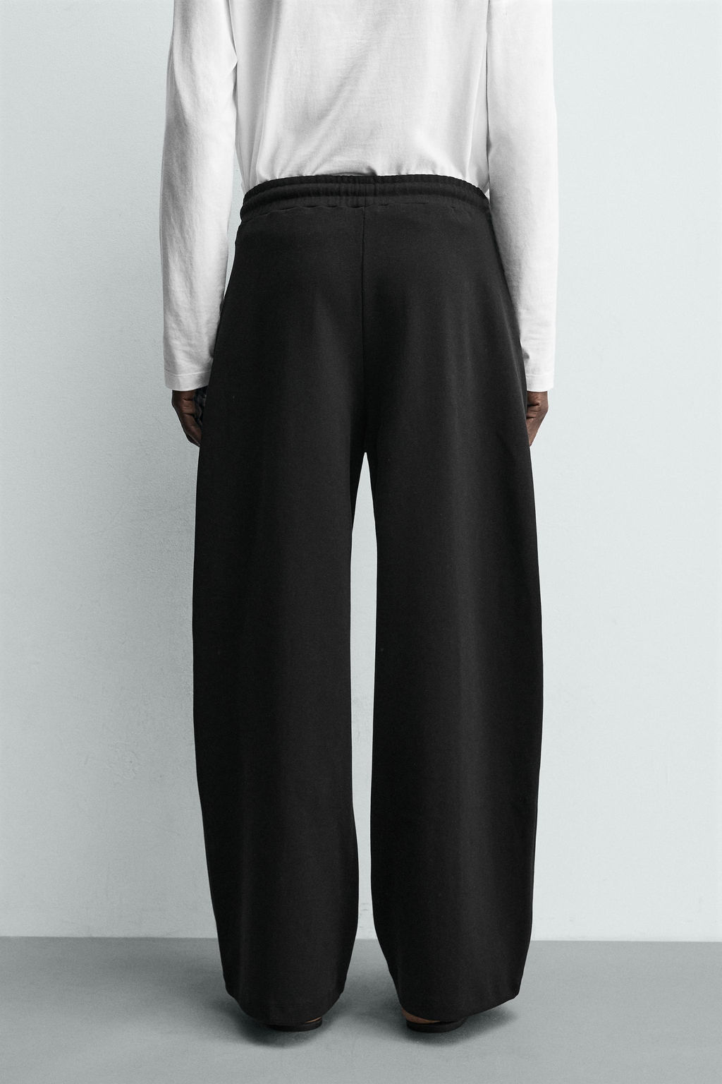 PANTAL?N JOGGER RELAXED FIT COSTURA / Negro - Zara фото 3