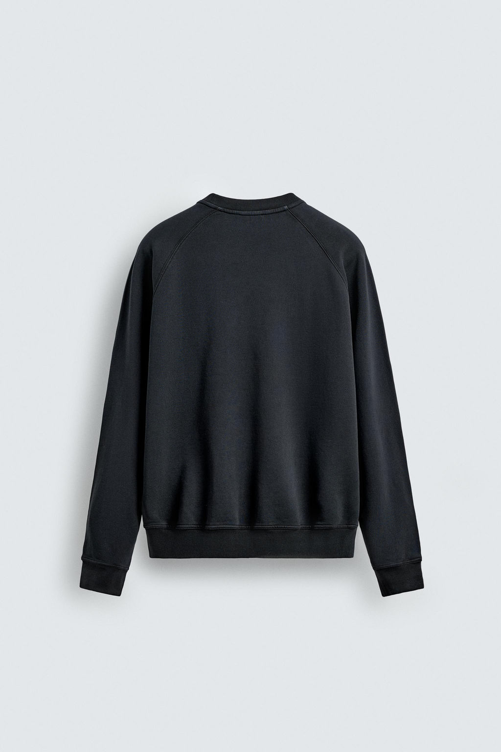 SUDADERA CREWNECK LAVADA / Gris antracita - Zara фото 7