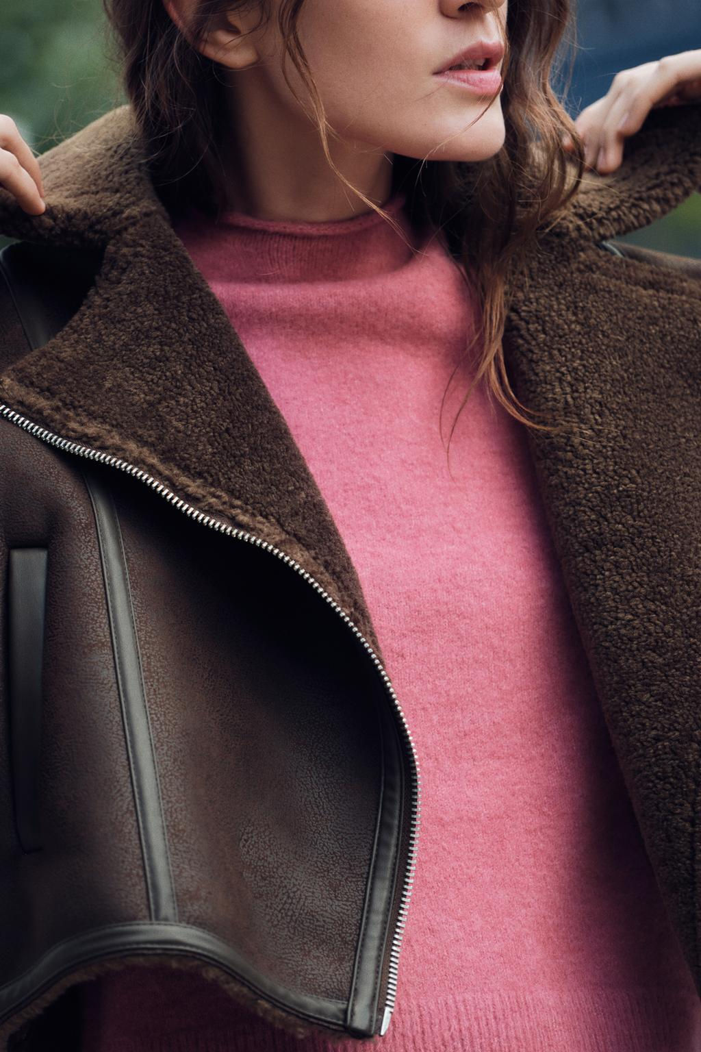 DOUBLE-FACED SHORT JACKET - Zara фото 4