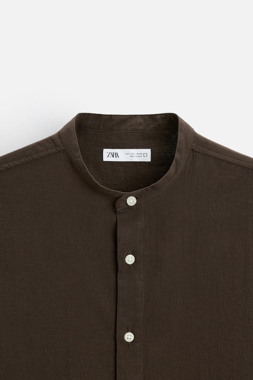 CREASED-EFFECT SHIRT - Zara фото 9