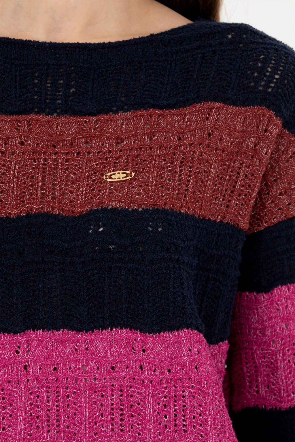 Женский темно-синий свитер - U.s. polo assn фото 7