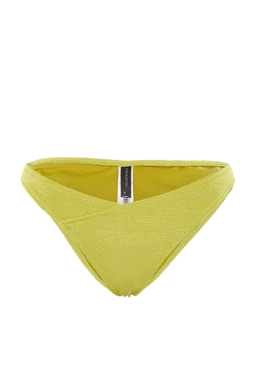 Yesil V Kesim Simli High Leg Bikini Alt? TBESS23BA00148