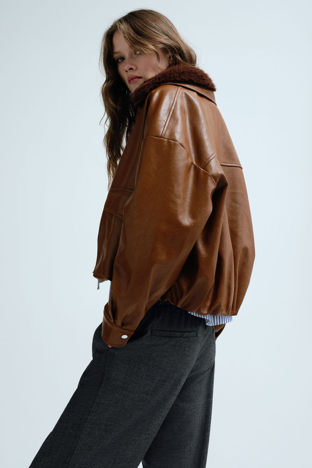 Pantal?n con cord?n de ajuste - H&m фото 4