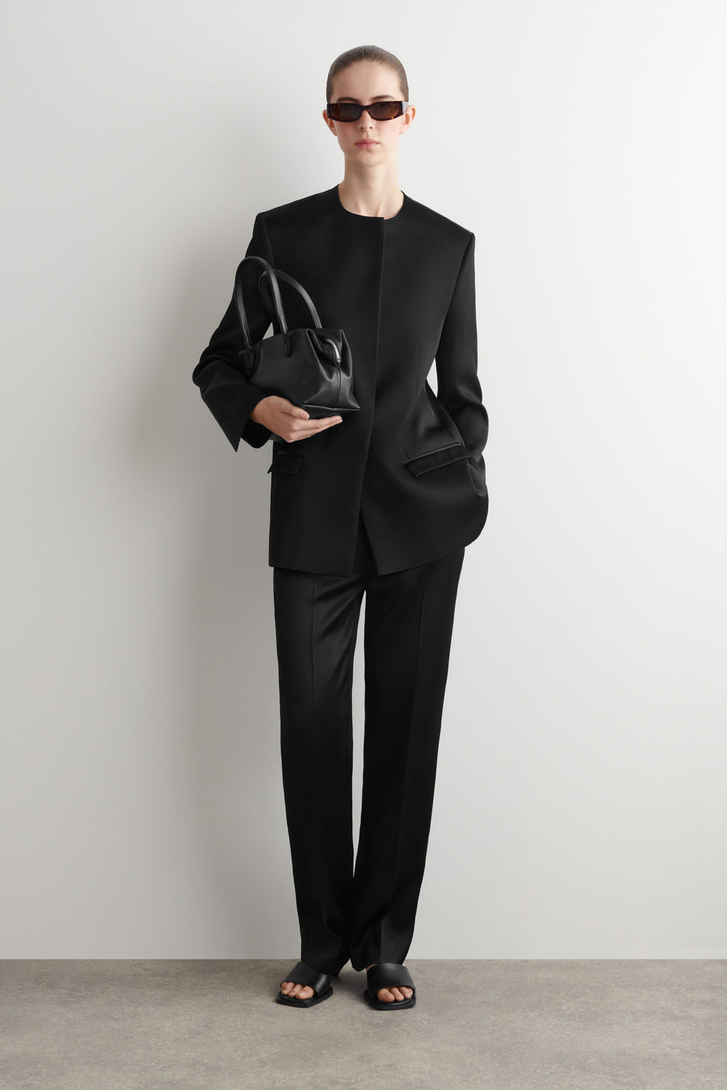PANTAL?N SASTRE DE SAT?N STRAIGHT LEG - H&m фото 2