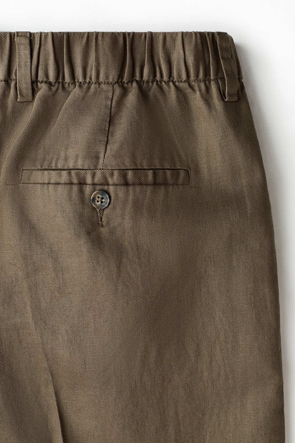Pantal?n en mezcla de lino Loose Fit - H&m фото 6