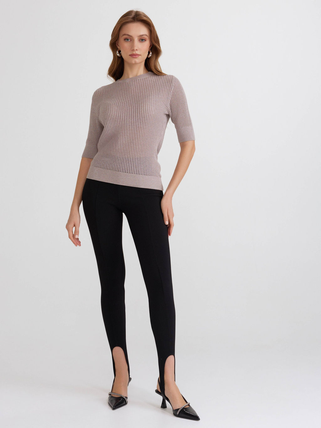 CONTE LDK2454 Джемпер женский beige melange - Conte elegant фото 2