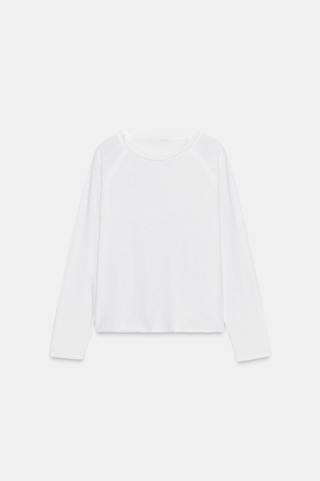 WASHED LONG SLEEVE T-SHIRT - Zara фото 5