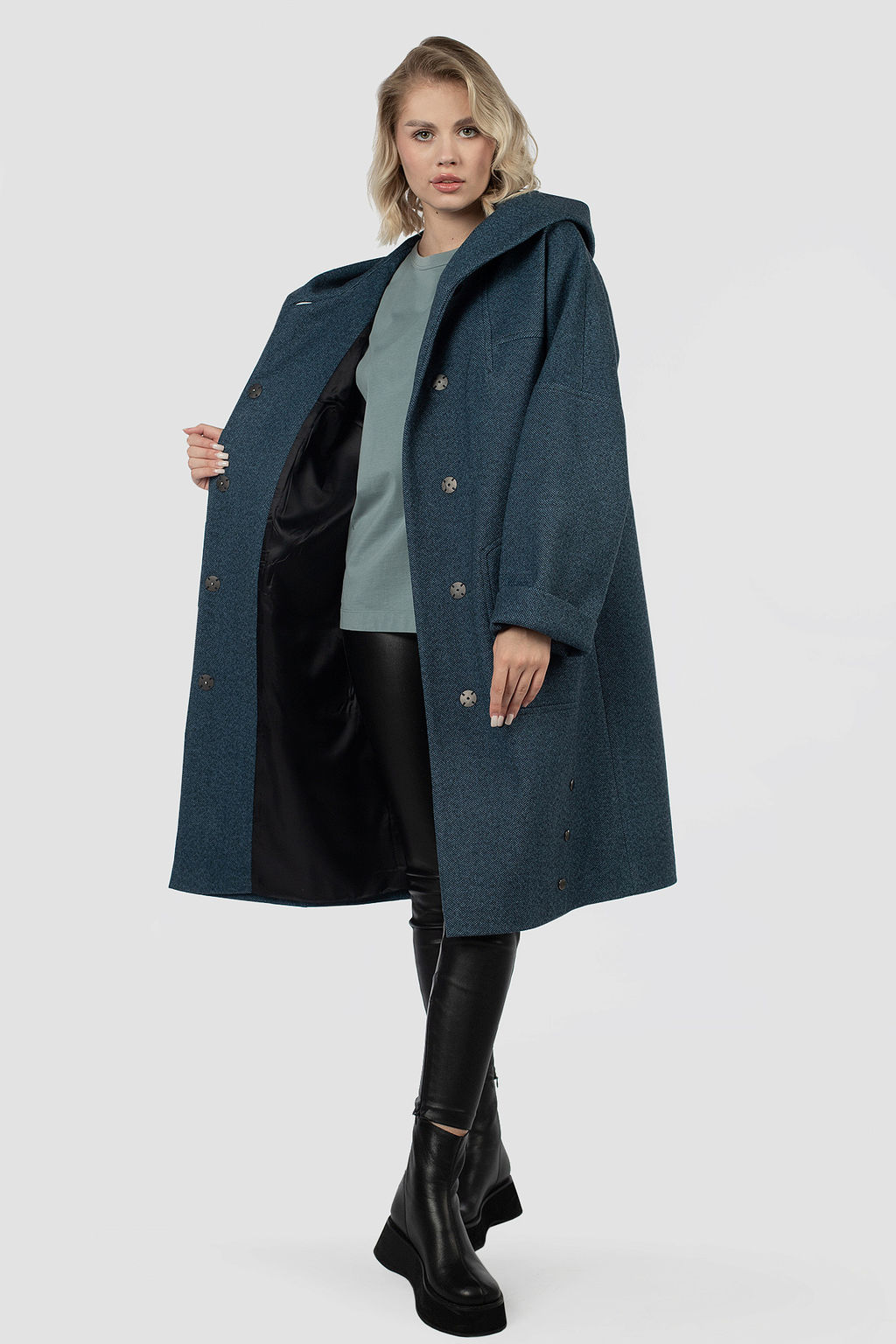 01-12052 Пальто женское демисезонное