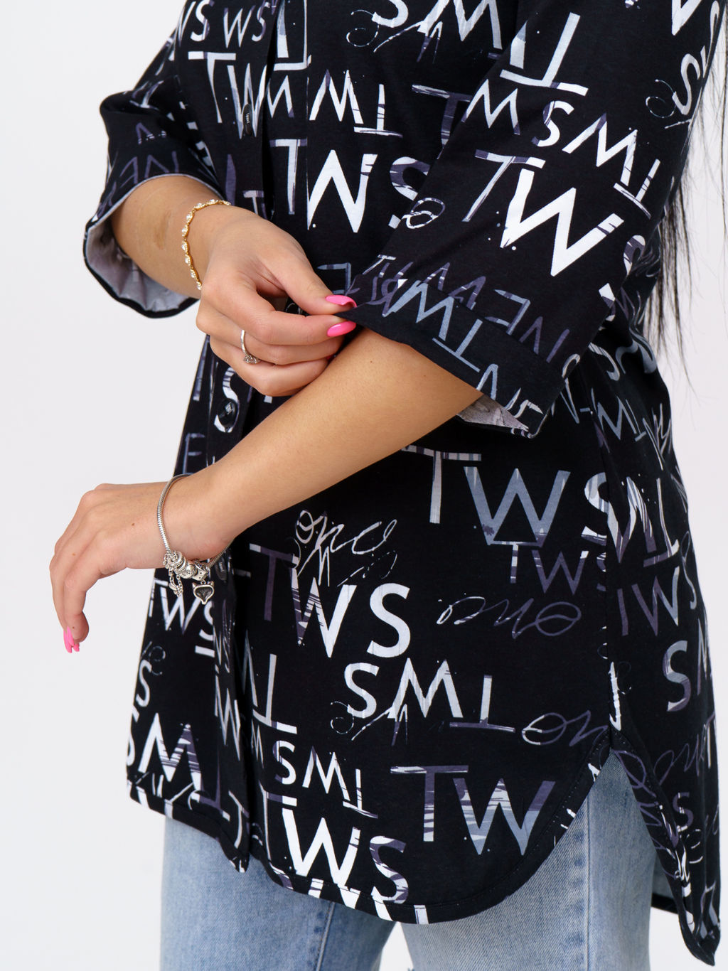 445 Туника "Черный"