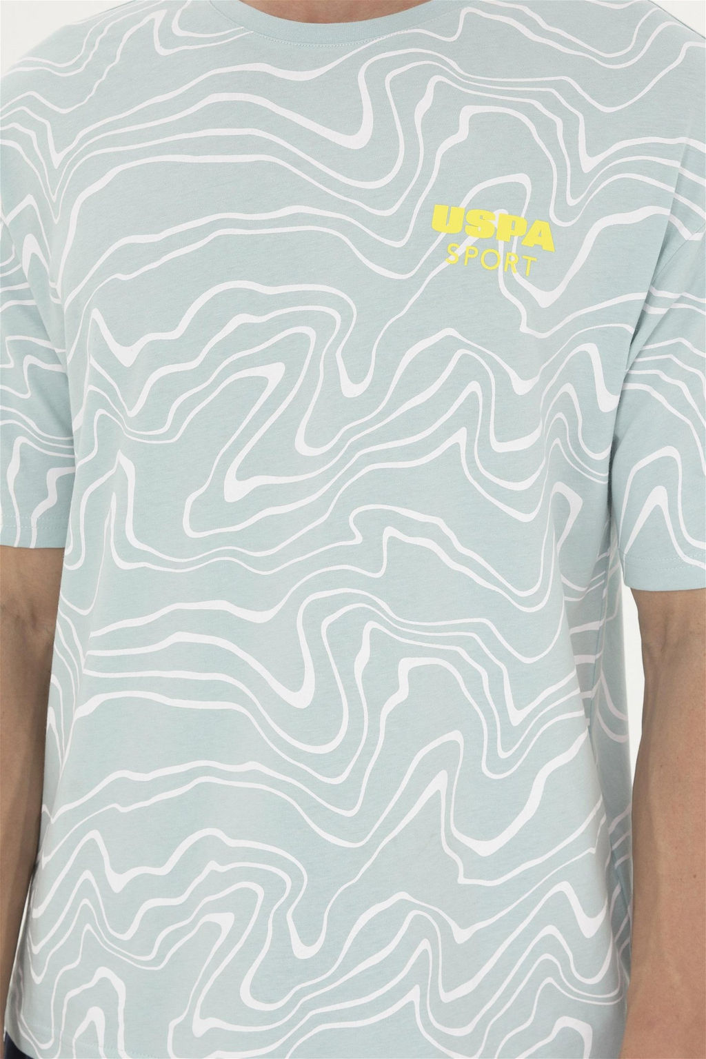 Мужская футболка водно-зеленого цвета - U.s. polo assn фото 6