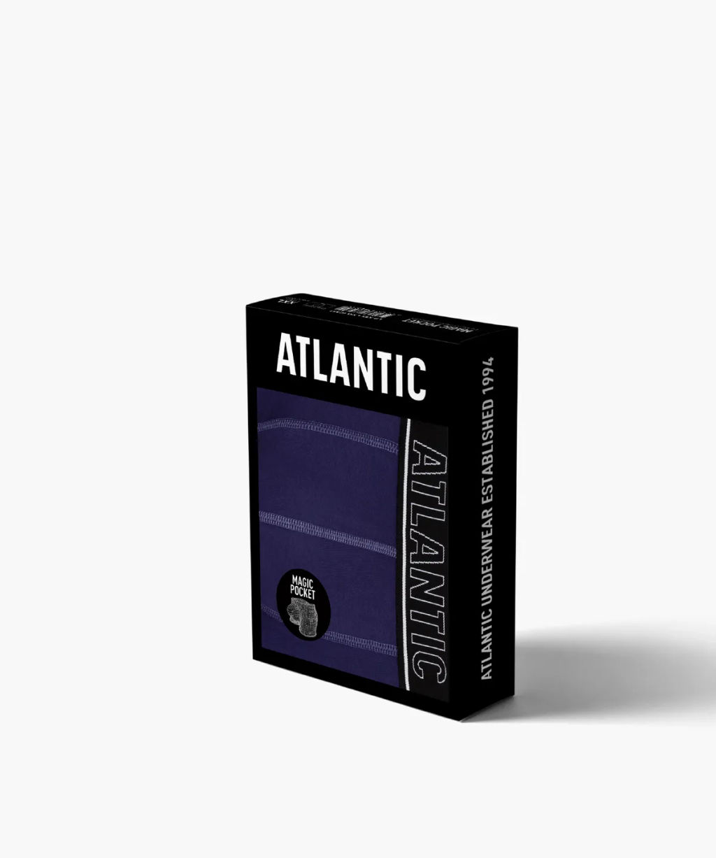 ATLANTIC MH-1191/01 Трусы мини шорты Magic Pocket неоновый голубой  фото 7