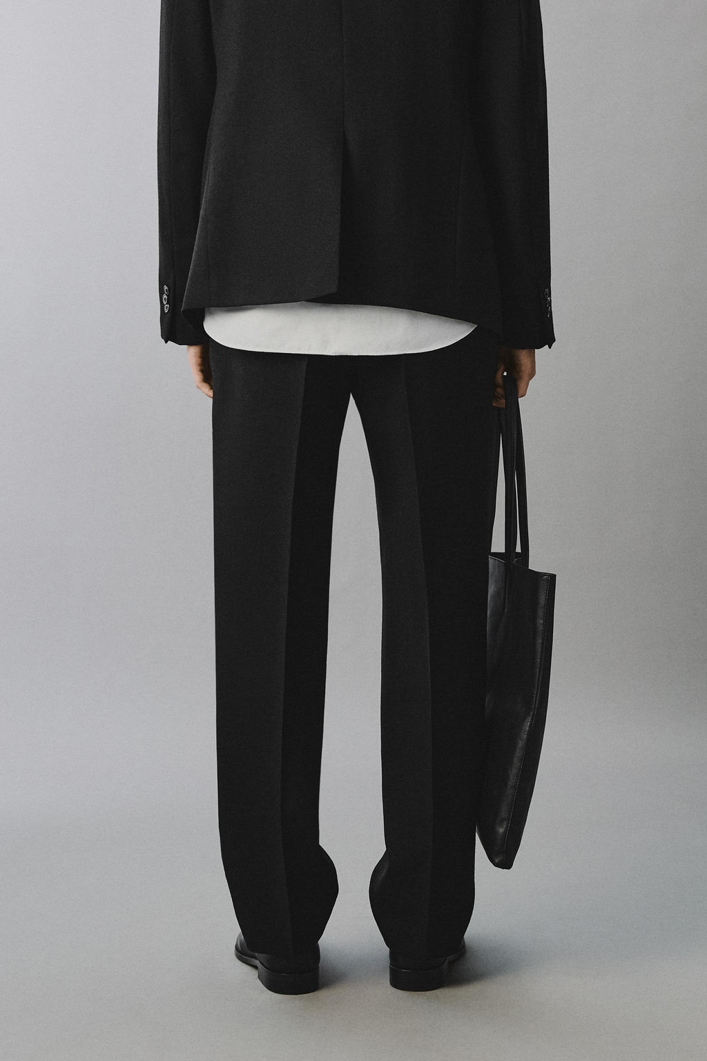 PANTAL?N TRAJE 100% LANA / Negro - Zara фото 10