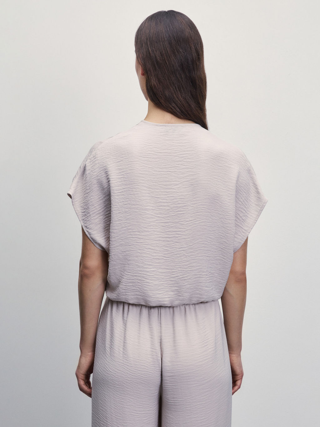 Укороченная блузка свободного кроя / Zarina  фото 5