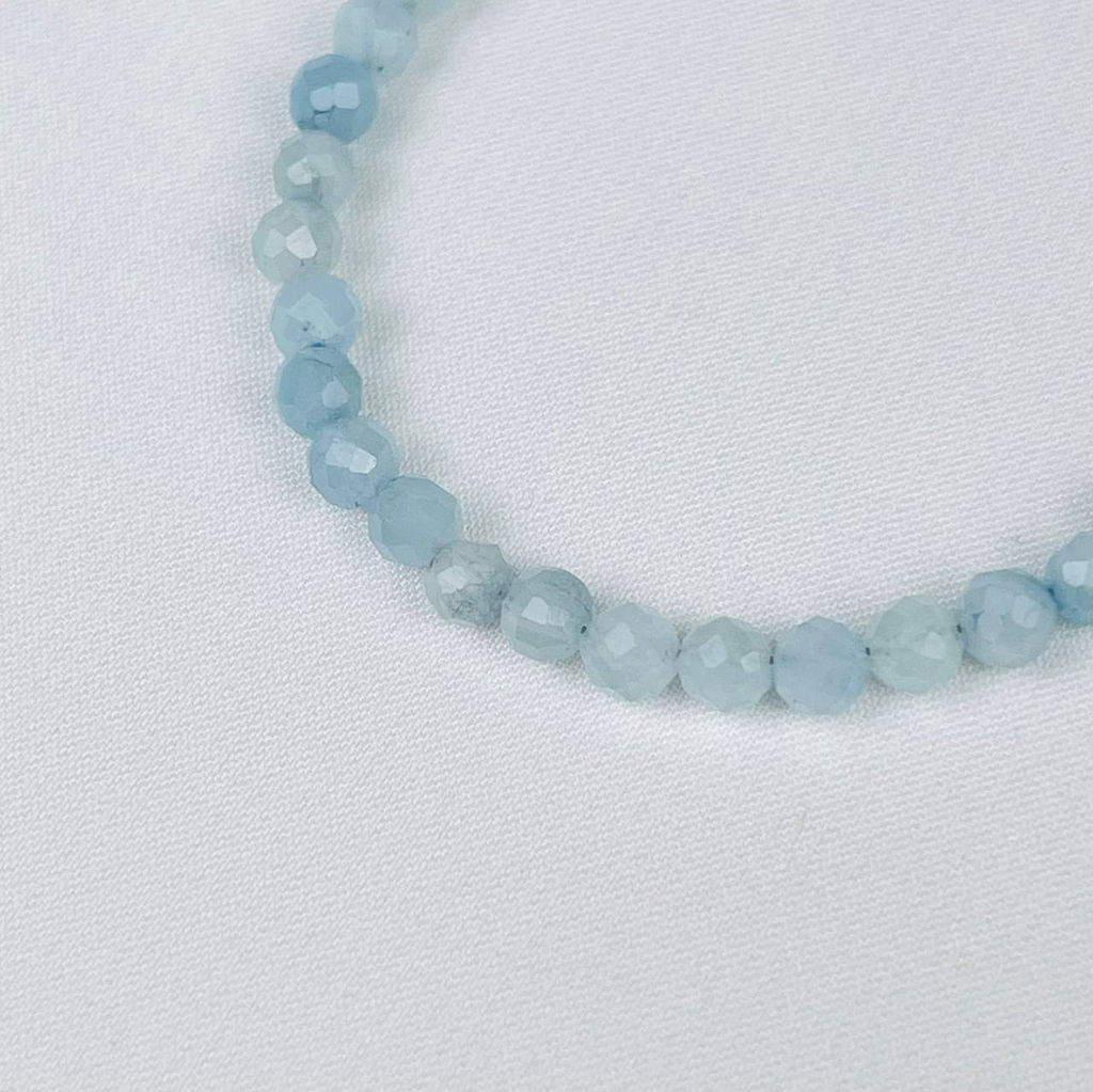 Браслет из Аквамарина 17,5 см +