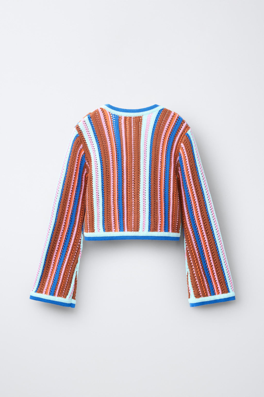 CHAQUETA PUNTO CRUZADA / Multicolor - Zara фото 3