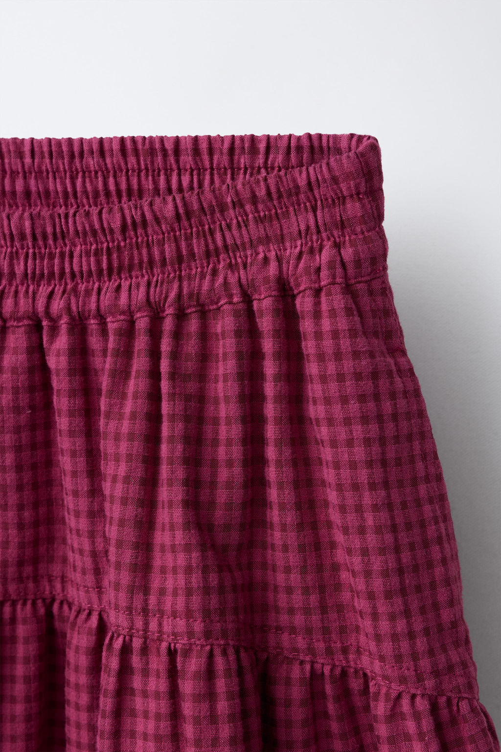 CHECK MIDI SKIRT - Zara фото 3