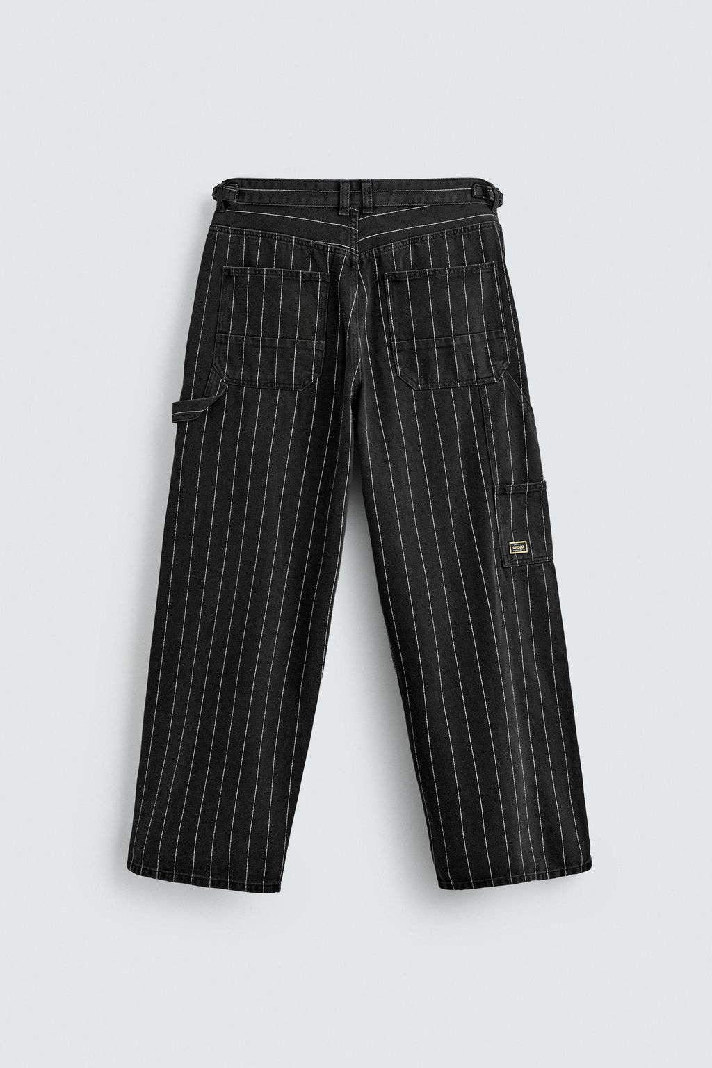 STRIPED BALLOON FIT TROUSERS - Zara фото 8