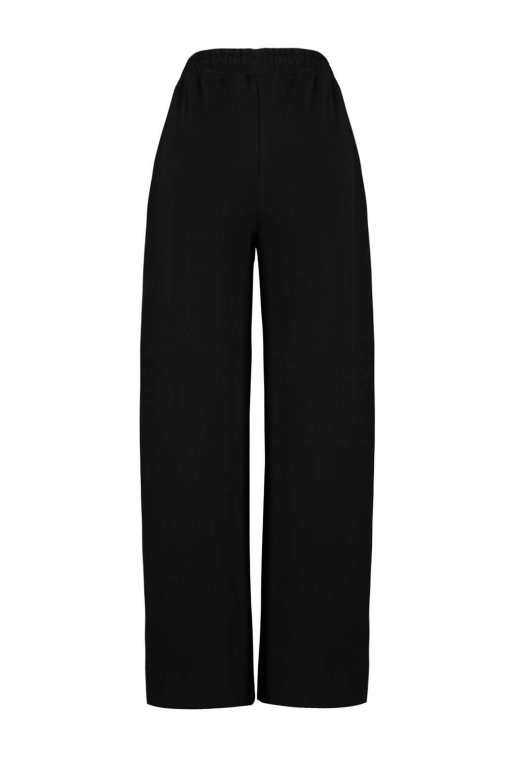 Siyah Kal?n Extra Wide Leg Yuksek Bel Orme Esofman Alt? Pantolon TWOAW24EA00043 - Trendyolmilla фото 8