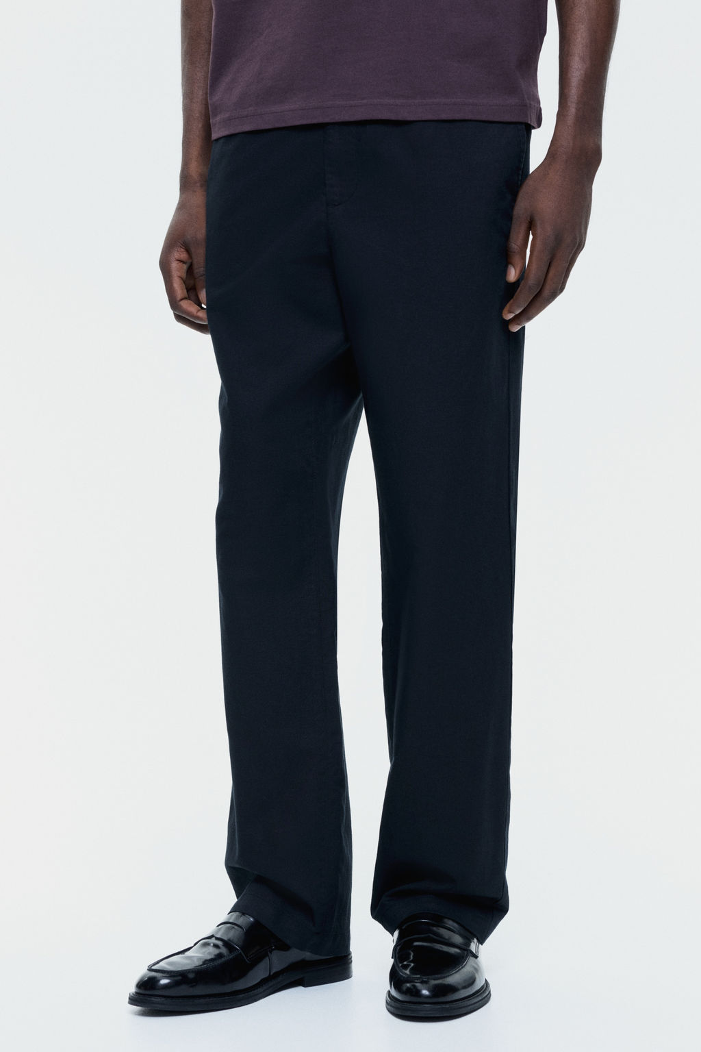 Pantal?n en mezcla de lino Regular Fit - H&m фото 8