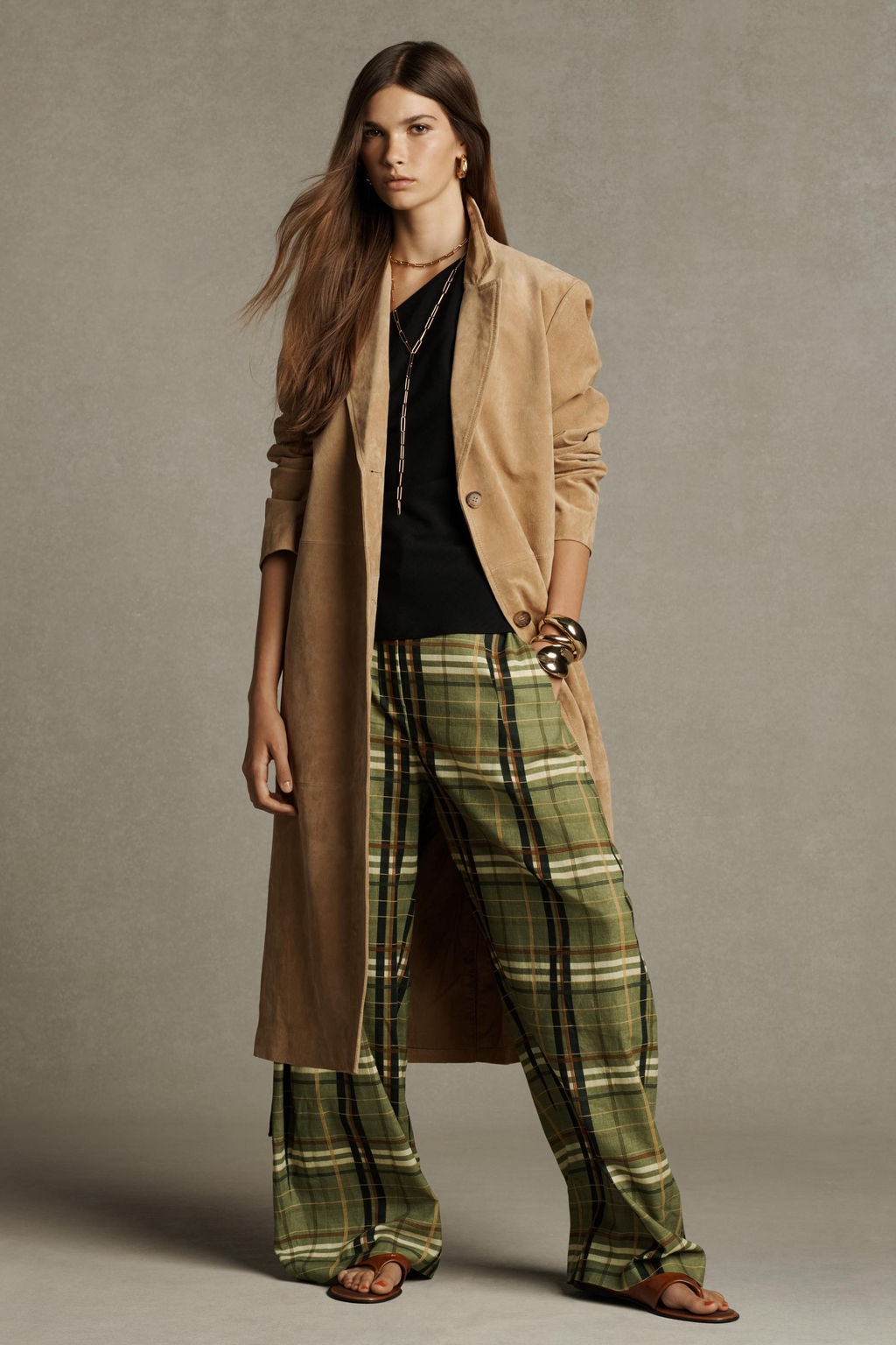 SUEDE LEATHER COAT ZW COLLECTION LIMITED EDITION - Zara фото 2